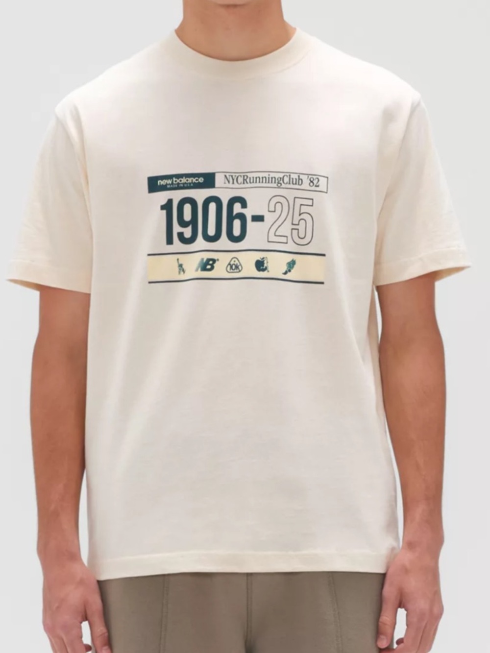 New Balance Made in USA Large Men's T Shirt NYC Run Club 1906-25 New York